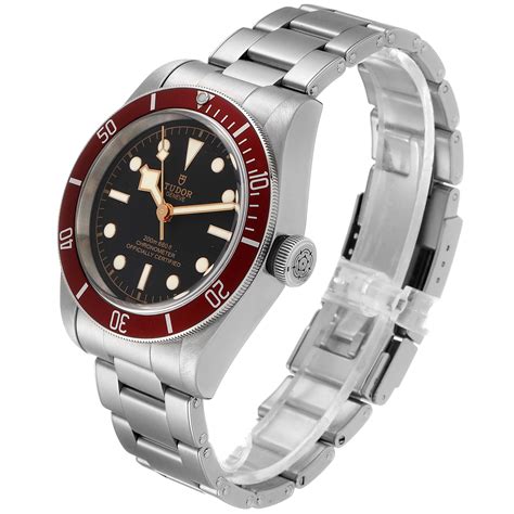 tudor's burgundy watch